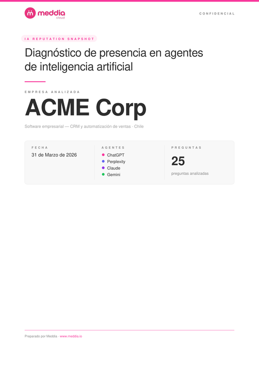 Portada del informe